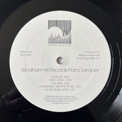 Windham Hill Records Piano Sampler (1985) Vinyl LP WH-1040; Near Mint