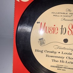 VTG 33 1/3 RPM LP Record MUSIC TO SHAVE BY BING CROSBY REMINGTON Advertisement