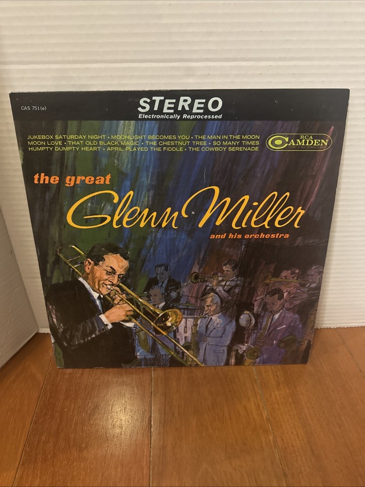 VTG 1963 The Great Glenn Miller and his Orchestra LP Vinyl album RCA Camden