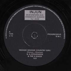 N.A. STEPHENSON: boogie woogie country girl / pins & needles INJUN 7″ Single UK