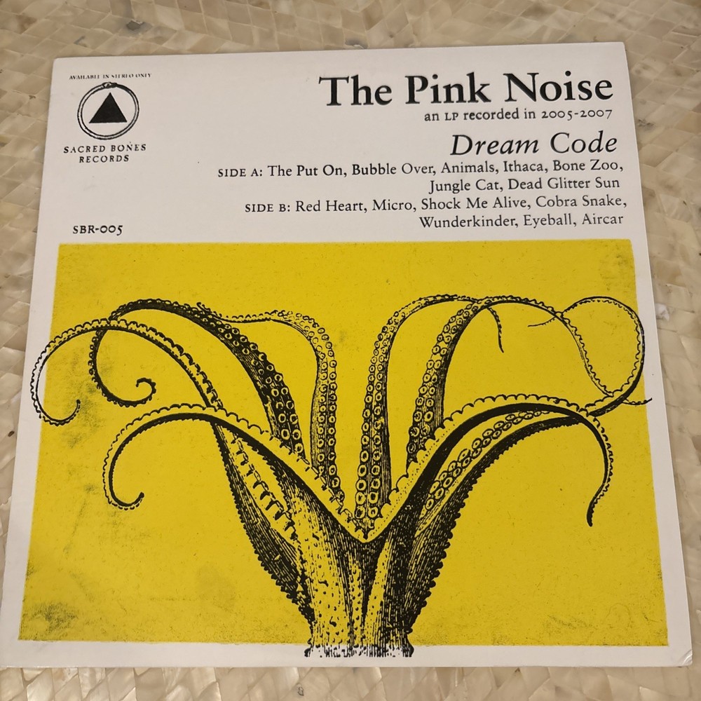 THE PINK NOISE Dream Code 12” Vinyl LP Sacred Bones SBR-005 2008