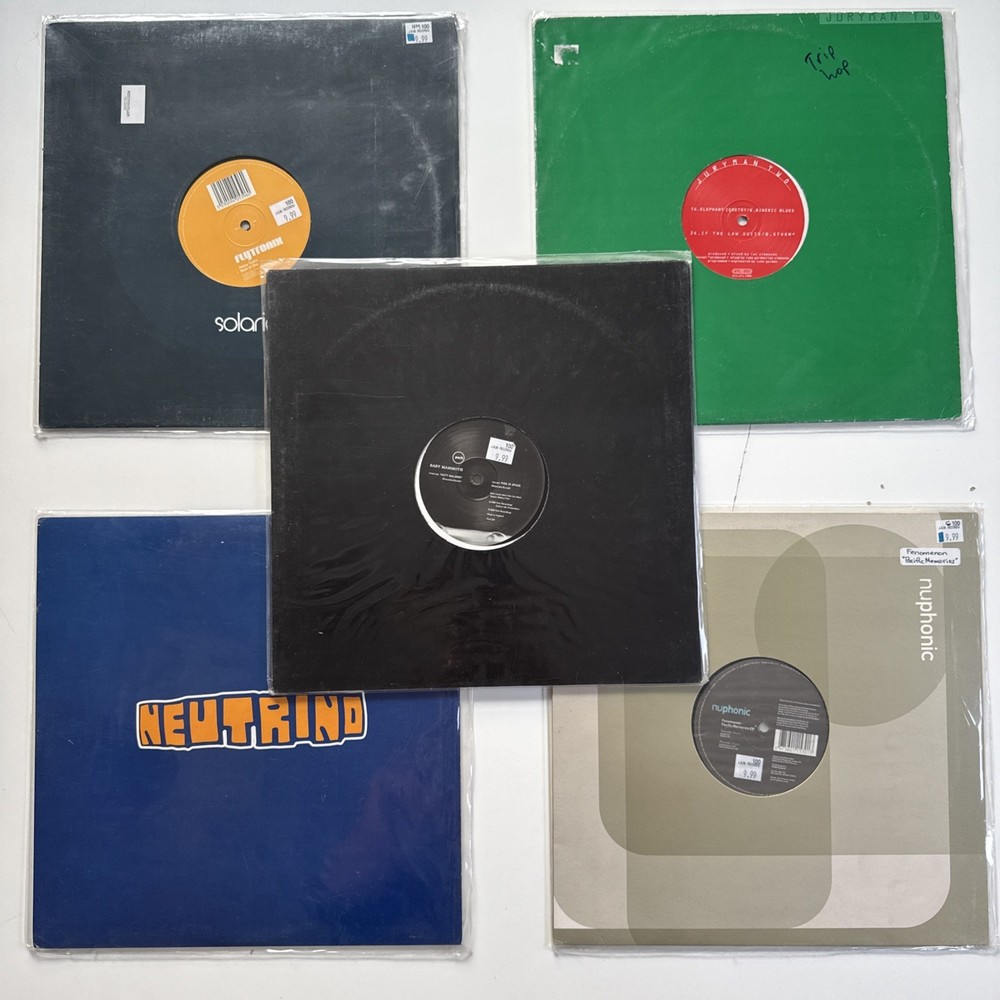 Y2K Electronic Downtempo Trip Hop LOT OF 5 12″ Vinyl Records Nuphonic Solaria