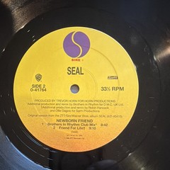 Vinyl Record Seal Newborn Friend Single 12″ 33 RPM Sire 0-41764 1994