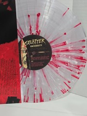 Splatter University Horror Soundtrack Terror Vision Red Blood Splatter Vinyl LP