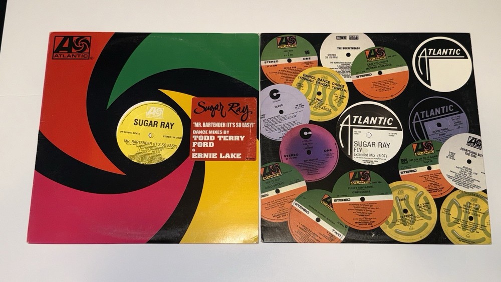 Sugar Ray – Fly + Mr. Bartender 12” Promo Single Vinyl Records Lot