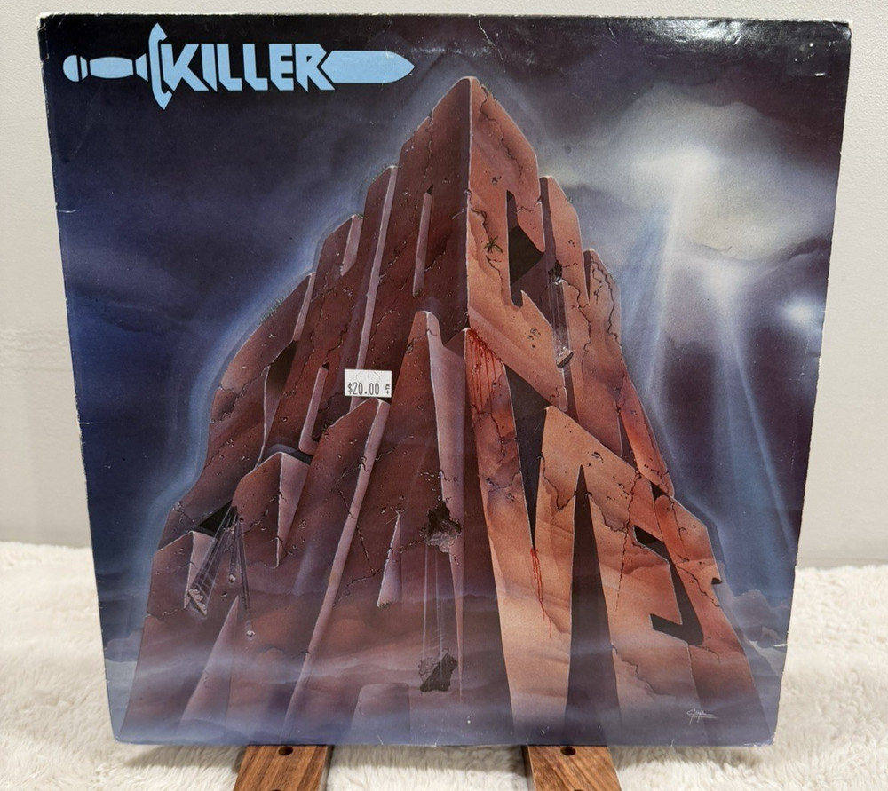Killer – Shock Waves (1986 Vinyl LP Original Sleeve, Masoleum Records) VG+