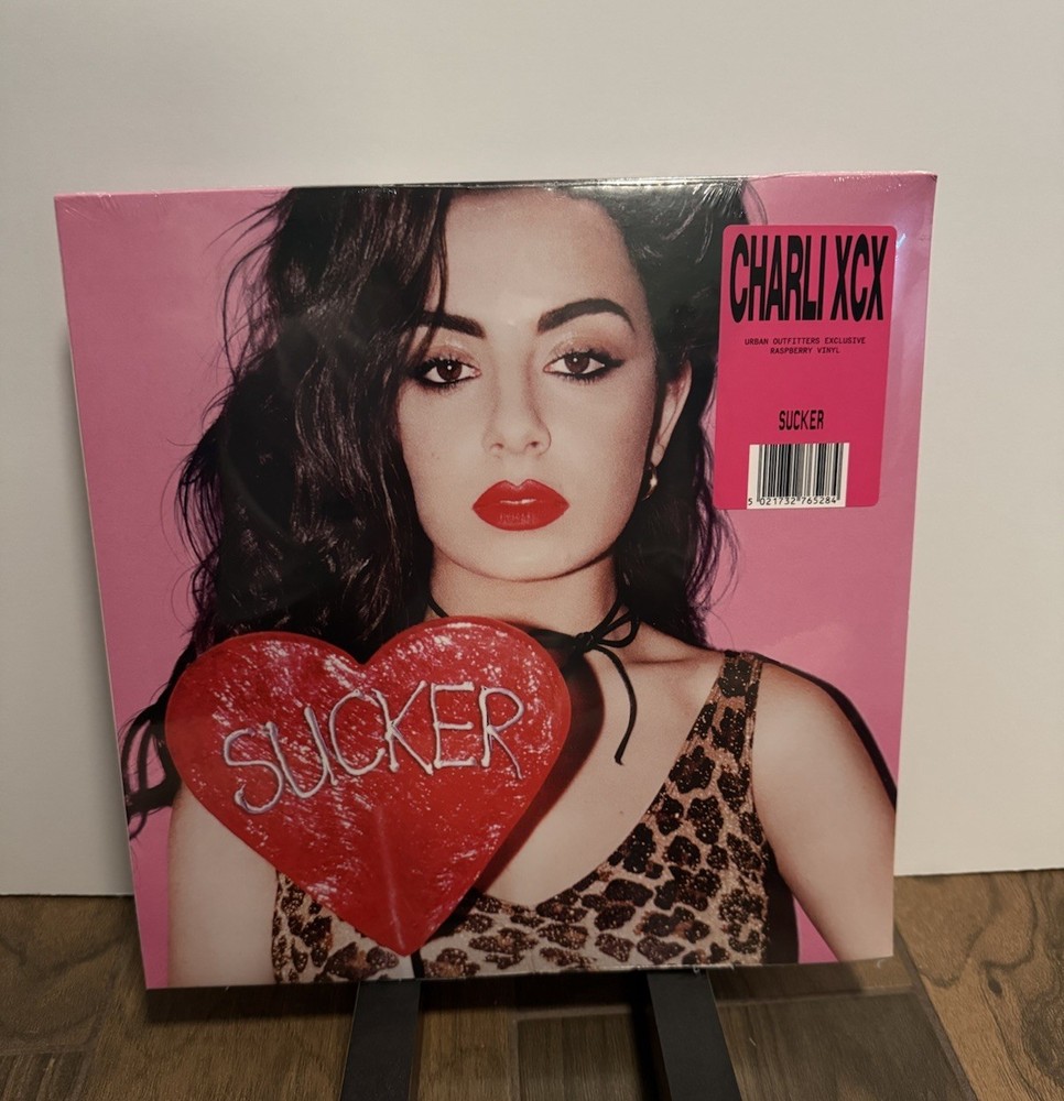Charli XCX Sucker 12″ Vinyl Record UO Raspberry NEW SEALED