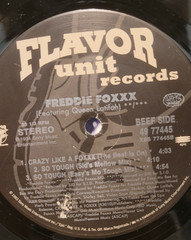 Freddie Foxxx – So Tough EP Flavor Unit Records 49 77445 VERY NICE! vg++