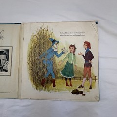 Vintage 1965 Disney The Scarecrow of Oz Ray Bolger LP Story Book ST-3930 VG