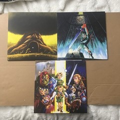 The Legend of Zelda Ocarina of Time 3LP Color Vinyl Record Box Set Moonshake VGM
