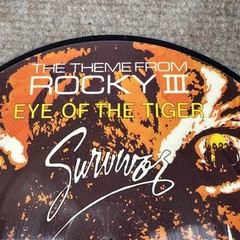 1982 Survivor Eye of the Tiger Picture Disc 7″ Vinyl Record Theme Song Rocky III