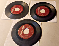 Bo Diddley – Lot of 3 – 7″ Vinyl – Checker Records 1950’s