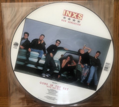 Vintage 1988 INXS NEW SENSATION Limited Edition 12″ Picture Disc + LIVE BABY CD!