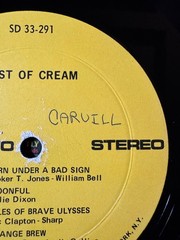 LP RECORD: CREAM – THE BEST OF / GINGER / BAKER / BRUCE SD 33-291 / ATCO