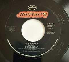 Cinderella Nobody’s Fool Push Push Mercury 884 851 45rpm (1986) W/PS! USA 7”
