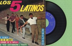 LOS 5 CINCO LATINOS / El Silencio / BELTER 51.573 Press Spain 1965 EP EX