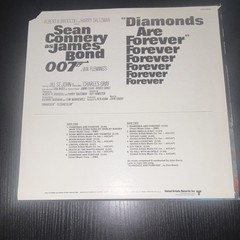 John Barry Diamonds Are Forever Soundtrack 12″ Vinyl LP 33 RPM Stereo UAS-5220