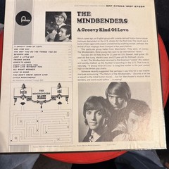 THE MINDBENDERS “A Groovy Kind of Love” Vinyl LP (1966) MGF 27554 Fontana EX/VG+
