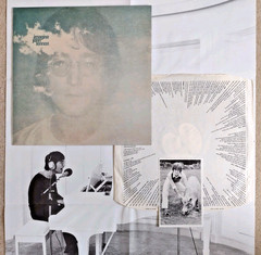 John Lennon Imagine Apple PAS10004 UK 1971 FIRST 1U pinched complete EX/EX