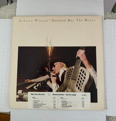 Johnny Winter Nothin’ But The Blues LP White Label Promo WLP Vinyl NM