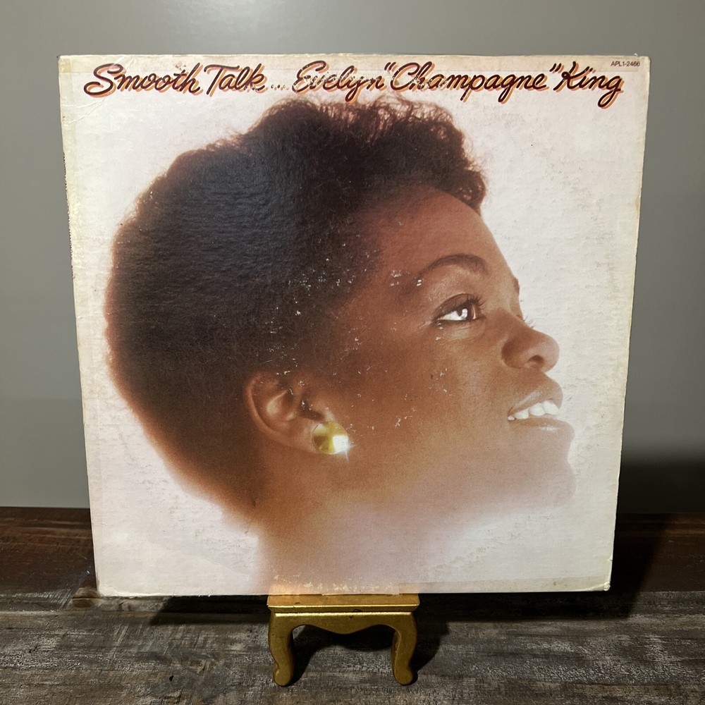 Evelyn Champagne King Smooth Talk Vinyl LP 1977 First Edition Reissue EX🦄