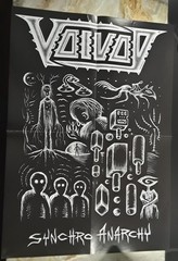 VOIVOD SYNCHRO ANARCHY GREEN TRANSPARENT VINYL W/POSTER NM-/NM- LIKE NEW