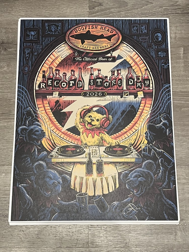 RECORD STORE DAY – DOGFISH HEAD RSD 2026 (24×36″ POSTER) – NEW