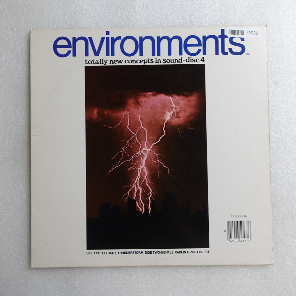 No Artist Environments LP Vinyl Album Record Non-Music