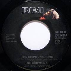 The Chipmunks – Sleigh Ride / The Chipmunk Song (7″) (Good (G)) – 3369292083