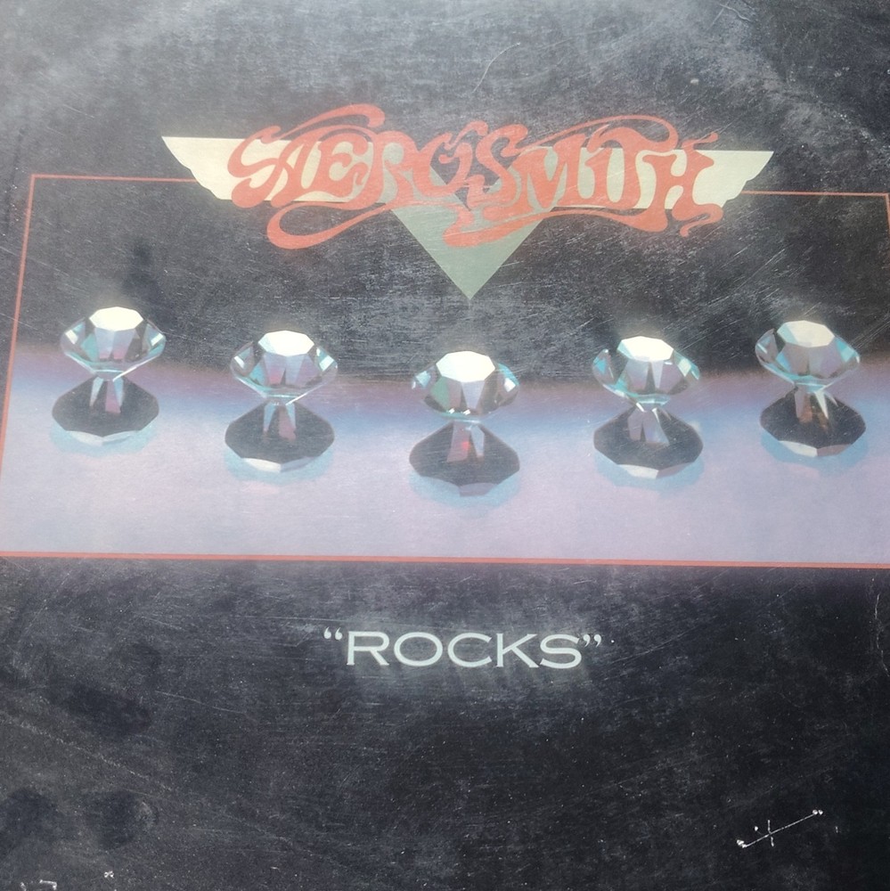 Vintage 1976 AEROSMITH *Rocks* LP Columbia – ‎PC 34165