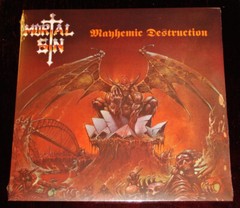 Mortal Sin: Mayhemic Destruction – Limited Edition LP Silver Vinyl Record EU NEW