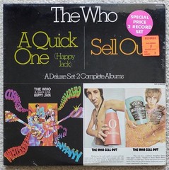THE WHO – A QUICK ONE / THE WHO SELL OUT VINYL LP SEALED ORIG HYPE STICKER
