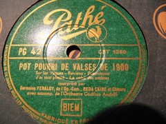 1928 EGYPTIAN REDA CAIRE Germaine Feraldy Godfroy Andolfi Pot Pourri Valses 1900