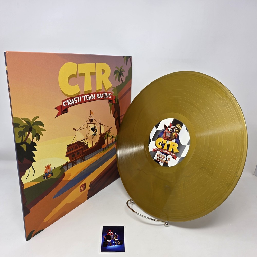 Crash Team Racing CTR Vinyl LP Record PS1 Playstation 1 VGM OST Not Moonshake