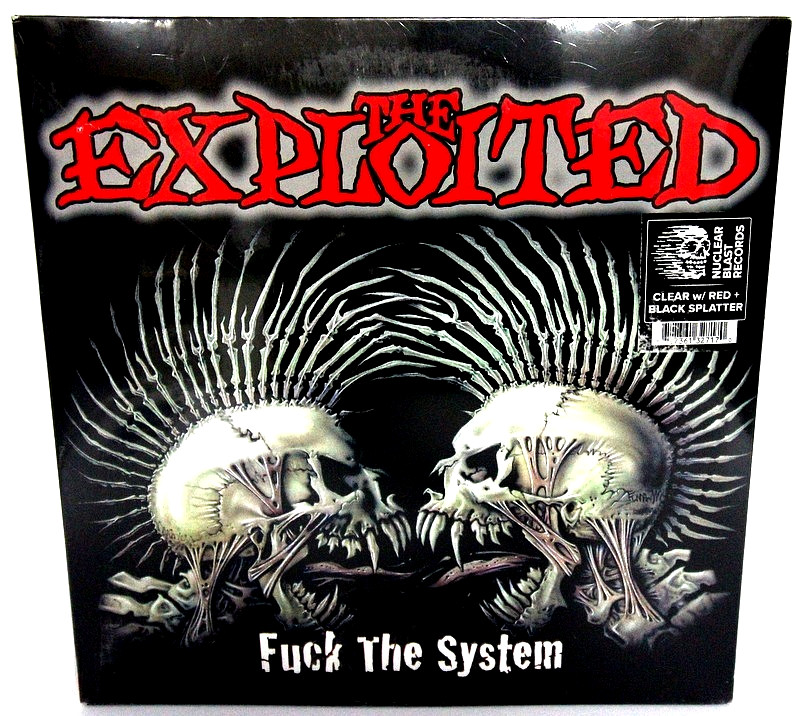 The Exploited– “F*** The System” 2024 RE-LTD 2xLP -Nuclear Blast- CLEAR/RED -NEW