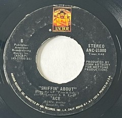 Ace How Long/Sniffin’ About 1974 Anchor Records ANC-21000 7″ Vinyl 45 Pop/Rock