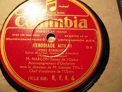 1928 Armand NARCON Bass Joseph Szyfer LE CID Air de Don Diegue HERODIADE RFX 4