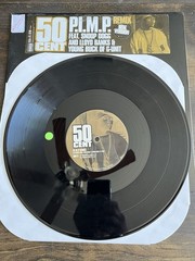 50 Cent P.I.M.P. Vinyl Record 12” Feat Snoop Dog Remix Pimp Lloyd Banks Tested