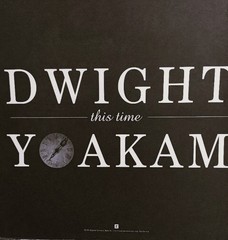 DWIGHT YOAKAM 1993 THIS TIME Promo 12 x 12 Two Sided Record Poster Flat