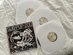 SUB POP 200 3xEP + Booklet* 1988 NM/OOP Nirvana SP25 Mudhoney Soundgarden ++ VA