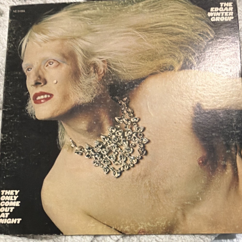 The Edgar Winter Group They Only Come Out at Night Epic KE 31584 12″ LP Stereo