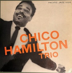 Chico Hamilton Trio LP Pacific Jazz PJ-1220 Jim Hall VG+ Jazz