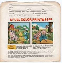 Goldilocks The Three Bears Vintage 45 RPM Tunes For Tots Paula Goodroe # 8 Story