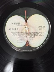 The Beatles White Album 1968 US Apple Stereo A1552725 RARE LABEL ERRORS COMPLETE