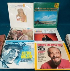 30 VTG 12″ LP Open Shrink Resellers Lot Xmas Pop Oldies Country Classical
