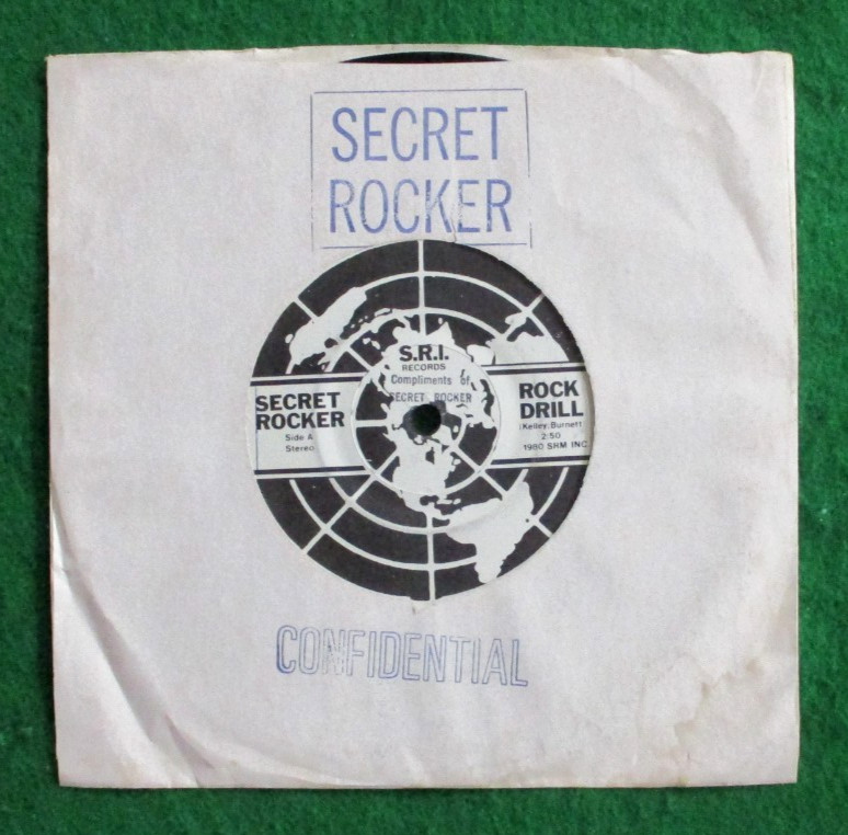 Secret Rocker Rock Drill 7″ RECORD Punk 1980 S.R.I. NEW OLD STOCK NEVER PLAYED