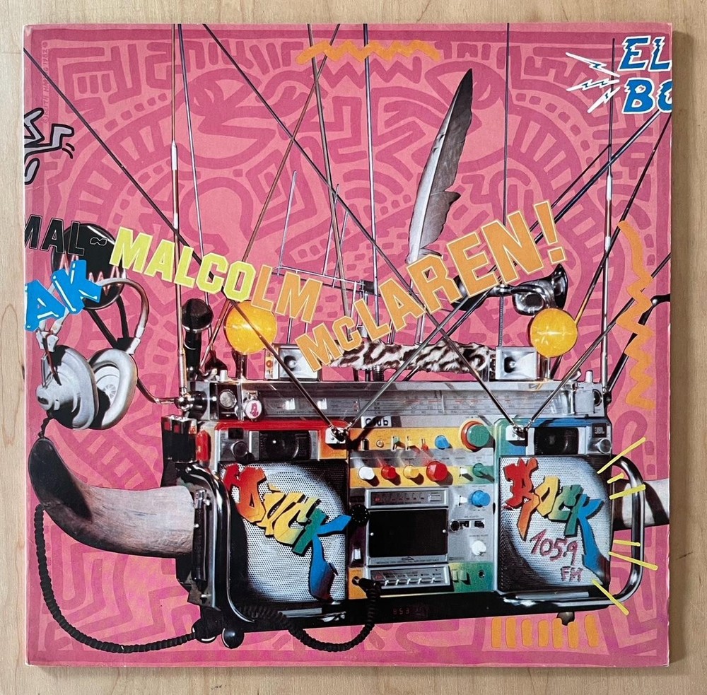 MALCOLM MCLAREN Duck Rock 1983 Island Records Electronic Hip Hop Album w/ Insert