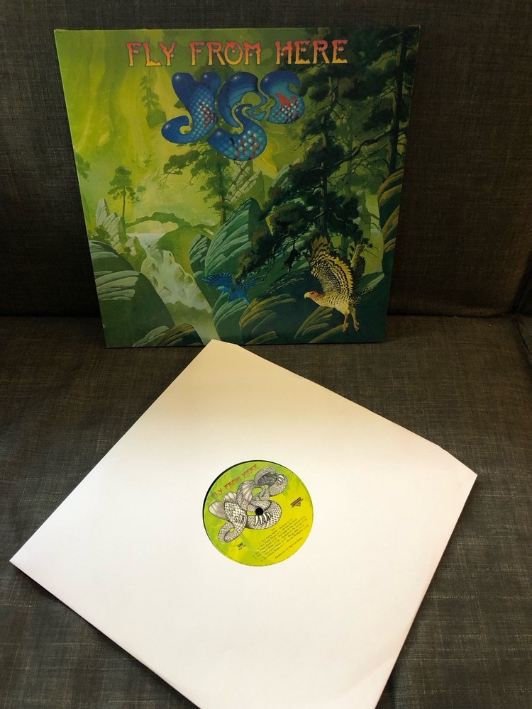YES FLY FROM HERE RARE VINYL LP (1ST PRESSING BENOIT DAVID VOCALS)