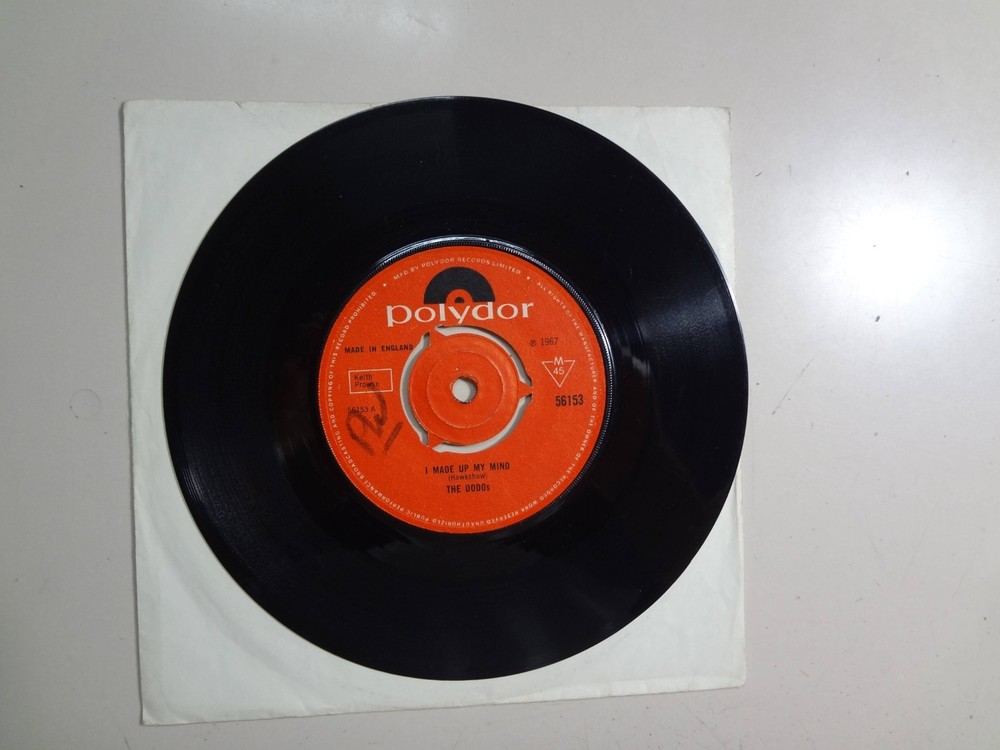 DODOs: I Made Up My Mind-Can’t Make It Out-U.K. 7″ 67 Polydor Records 56153 Mono