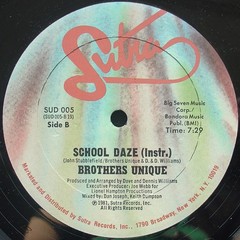 Brothers Unique – School Daze (12″) (Fair (F)) – 3974609626